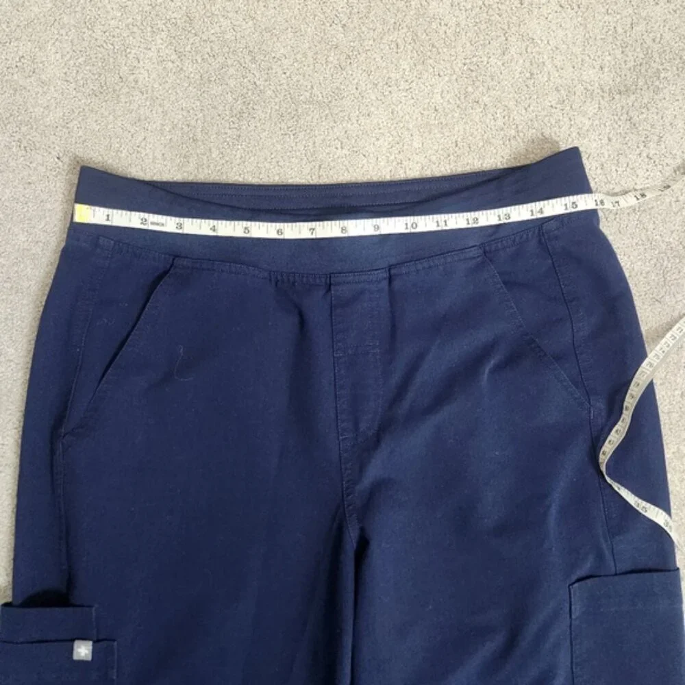 Figs Technical Collection Men’s Cargo Scrub Pants Style T2001 Blue size Medium